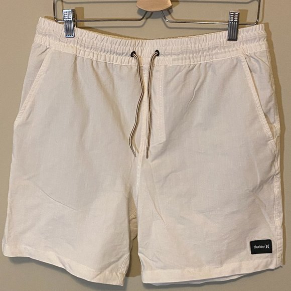 Hurley Men's White Board Shorts - Picture 1 of 5